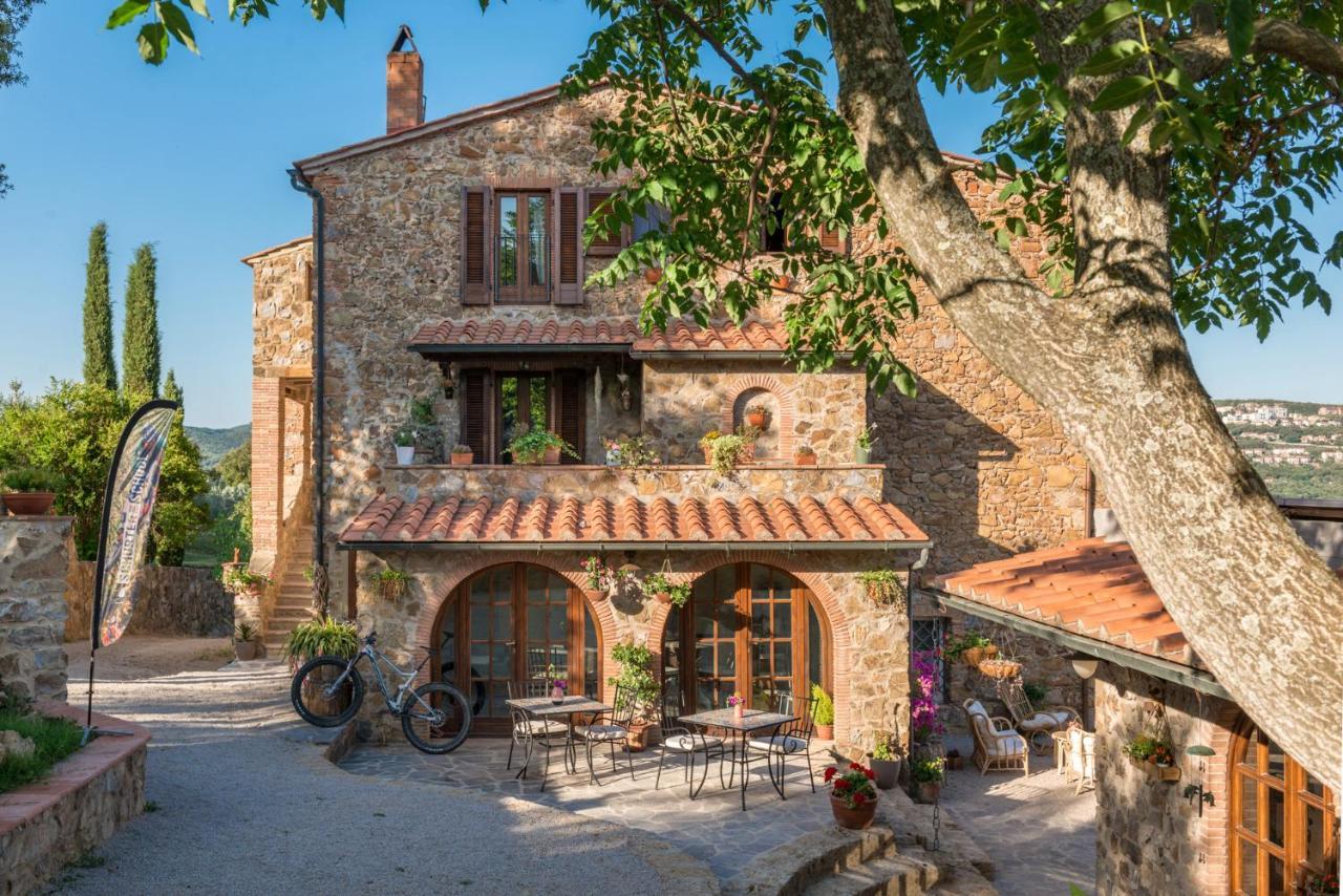 Agriturismo Schiaccia Ghiande Massa Marittima Bagian luar foto