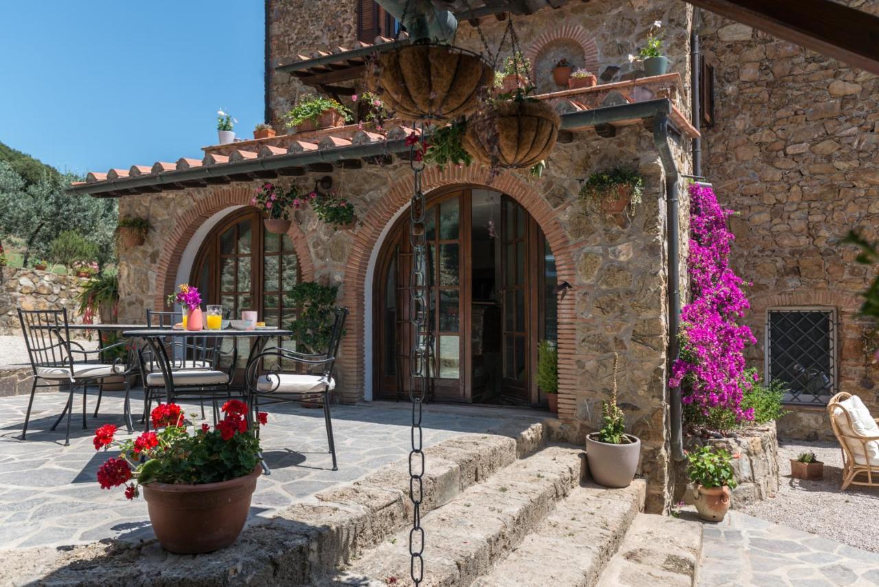 Agriturismo Schiaccia Ghiande Massa Marittima Bagian luar foto
