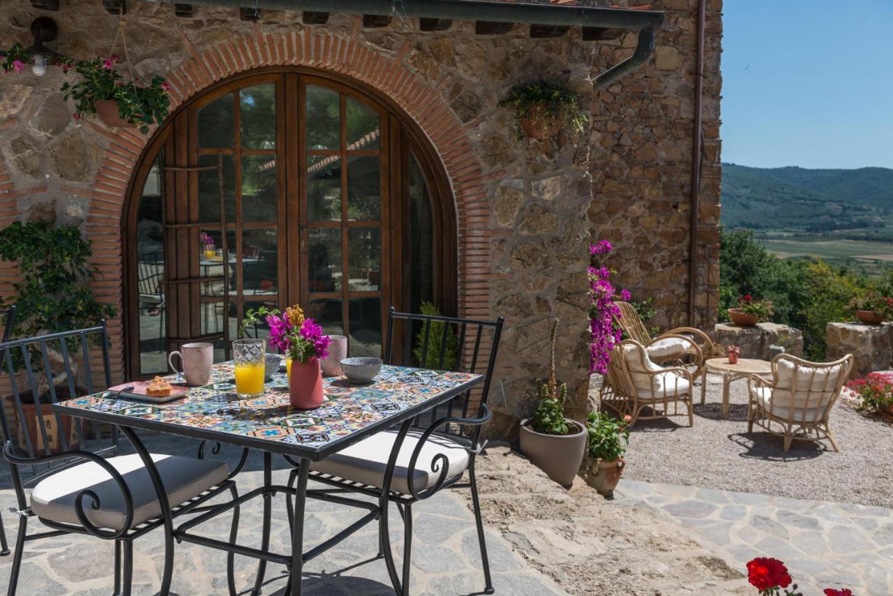 Agriturismo Schiaccia Ghiande Massa Marittima Bagian luar foto
