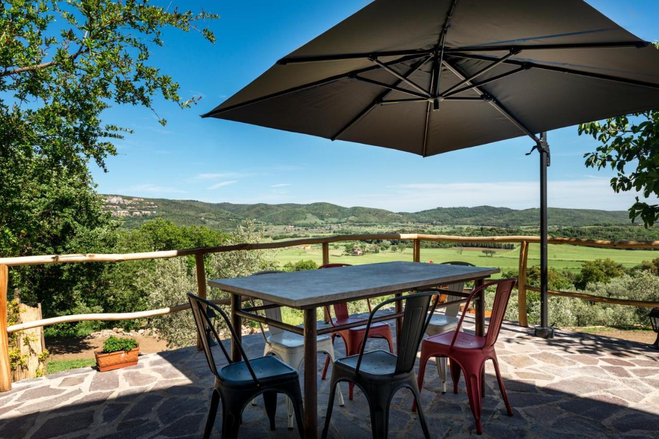 Agriturismo Schiaccia Ghiande Massa Marittima Bagian luar foto