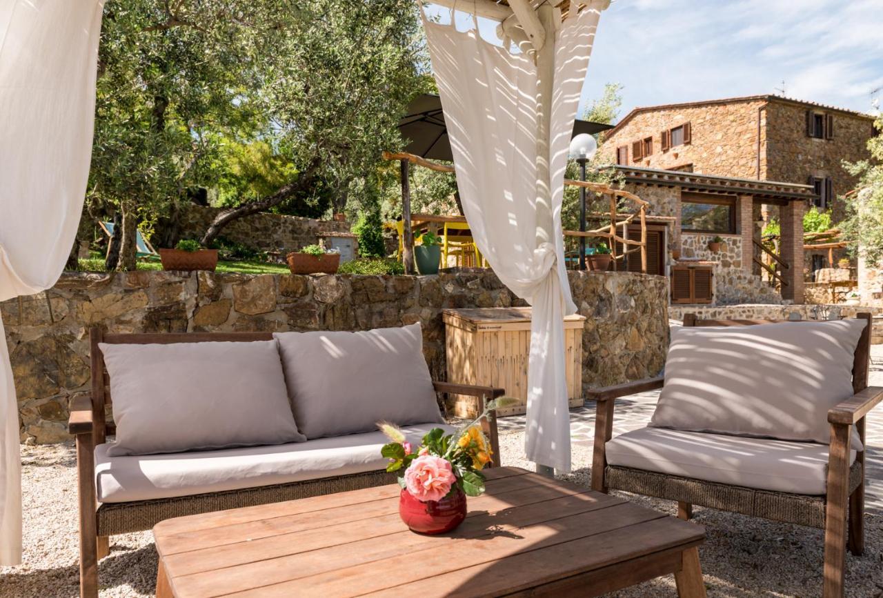 Agriturismo Schiaccia Ghiande Massa Marittima Bagian luar foto
