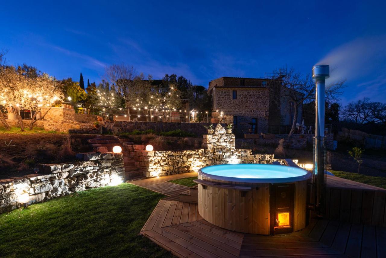 Agriturismo Schiaccia Ghiande Massa Marittima Bagian luar foto