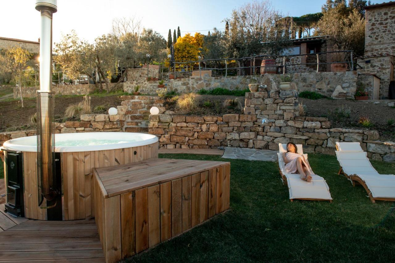 Agriturismo Schiaccia Ghiande Massa Marittima Bagian luar foto